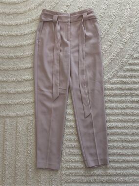 Express Dusty Pink High Rise Straight Leg Dress Pants Womens Size 2R